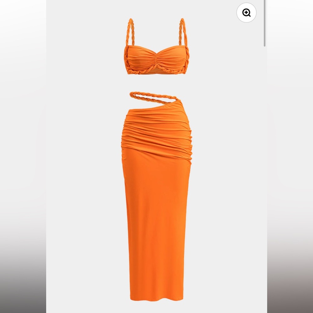 Popular Braided Cut-Out Two-Piece Set